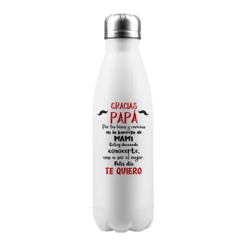 TERMO GRACIAS PAPÁ POR TUS BESOS Y CARICIAS