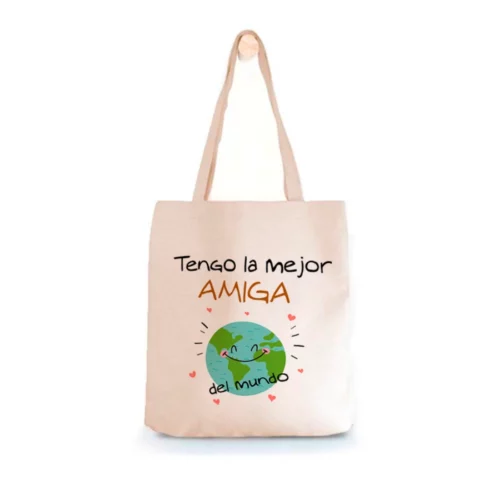 Tote Bag Amiga Tengo la mejor amiga del mundo