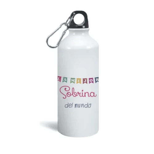 Botella aluminio la mejor sobrina del mundo