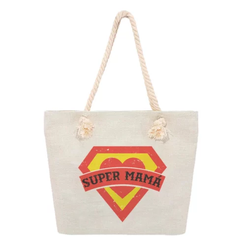 Bolsa Playa - Super Mamá Negro