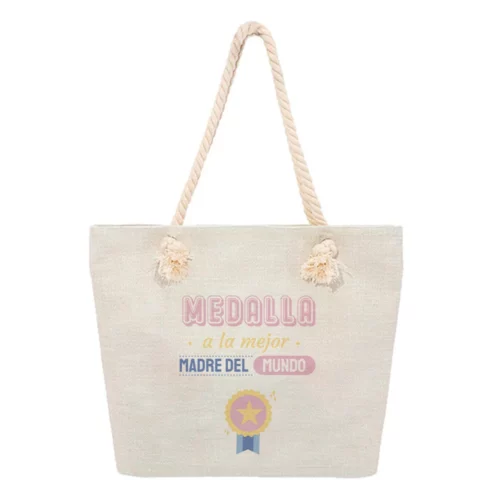 Bolsa Playa - Medalla Mejor Madre Del Mundo