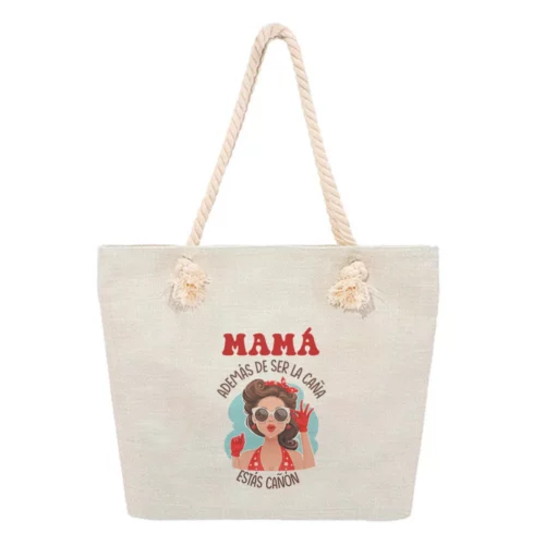 Bolsa Playa - Mamá Además de Ser la Caña Estás Cañón