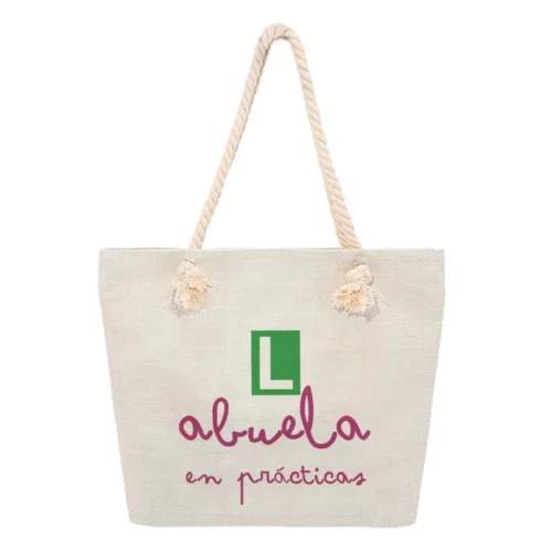 Bolsa Playa - Abuela en prácticas