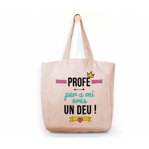 Tote Bag Profe - Per a mi eres un deu