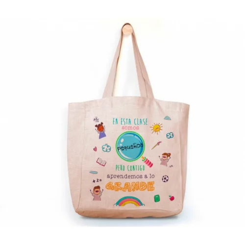 Tote Bag Profe - Somos pequeños