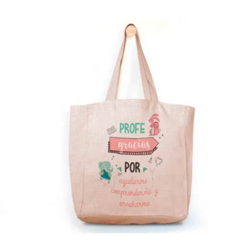 Tote Bag Profe - Gracias por ayudarme