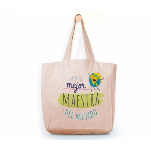 Tote Bag Profe - Mejor maestra del mundo