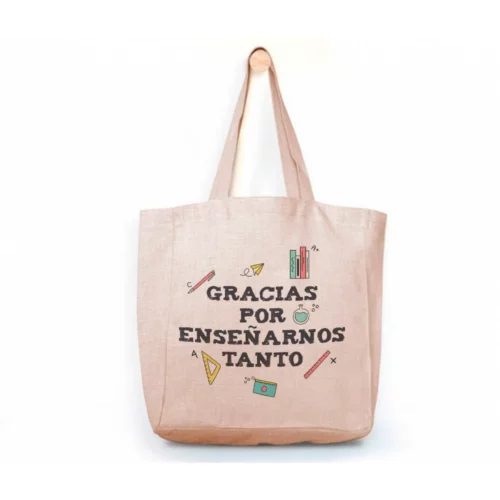 Tote Bag Profe - Enseñarnos tanto