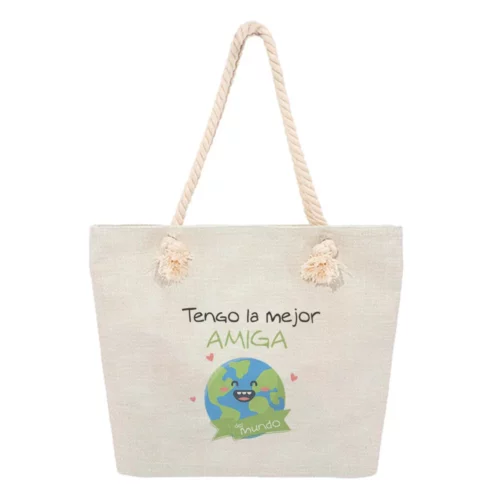 Bolsa Playa - Tengo la mejor amiga del mundo