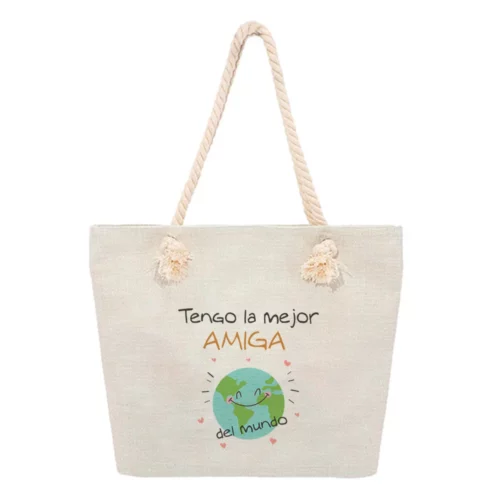 Bolsa Playa - Tengo la mejor amiga del mundo