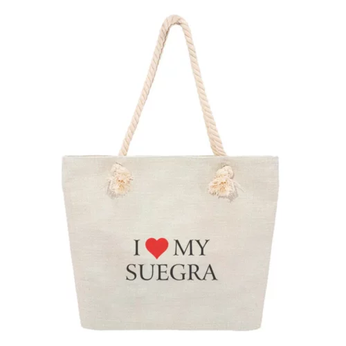 Bolsa Playa - I love my suegra