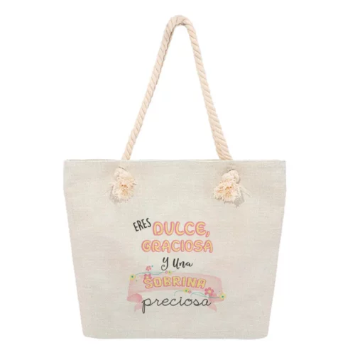 Bolsa Playa - Eres dulce, graciosa y una sobrina preciosa