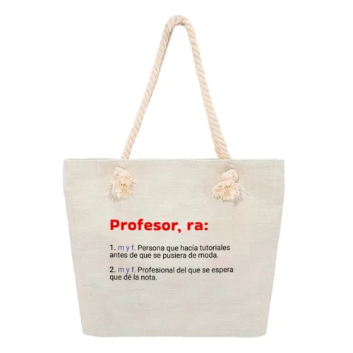 Bolsa Playa - Descripción profesor, ra