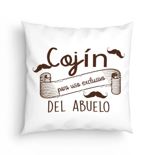 Cojín Abuelo para uso exclusivo del abuelo