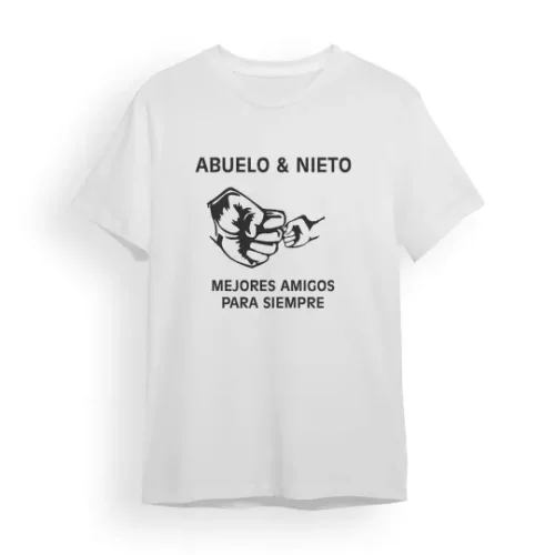 Camiseta Abuelo y nieto mejor amigos para siempre