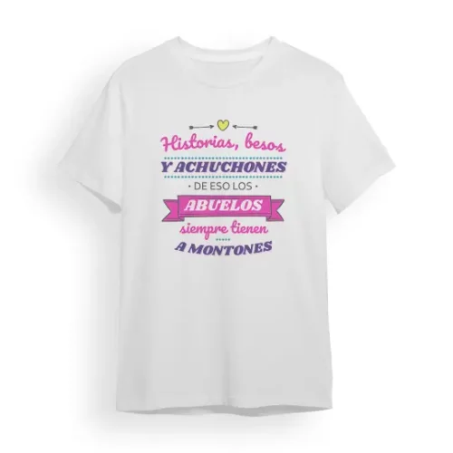 Camiseta Abuela historias, besos y achuchones