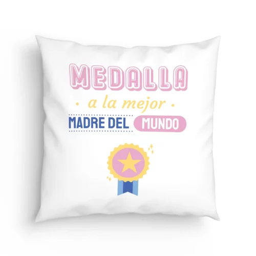 Cojín Medalla a la mejor madre del mundo