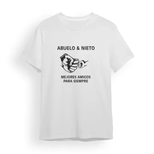 Camiseta Nieto abuelo y nieto mejor amigos para siempre