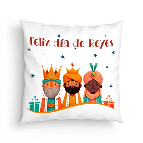 Cojín Feliz Día de Reyes