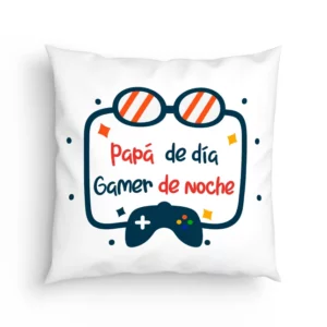 Cojín Papá de día gamer de noche