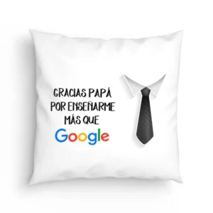 Cojín Gracias papá por enseñarme más que google