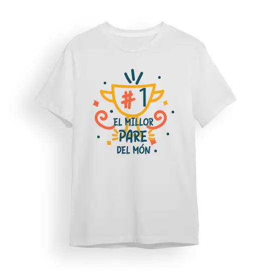 Camiseta Padre el millor pare del món