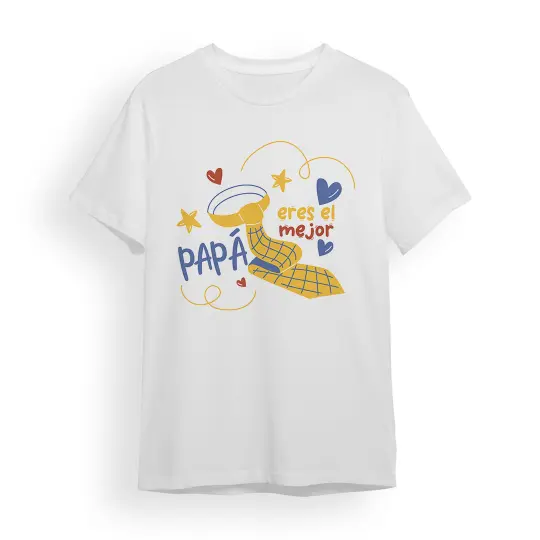 Camiseta Padre papá eres el mejor