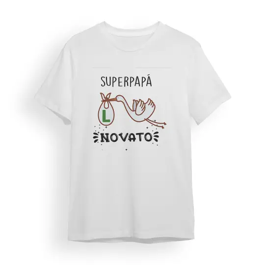 Camiseta Padre superpapá novato