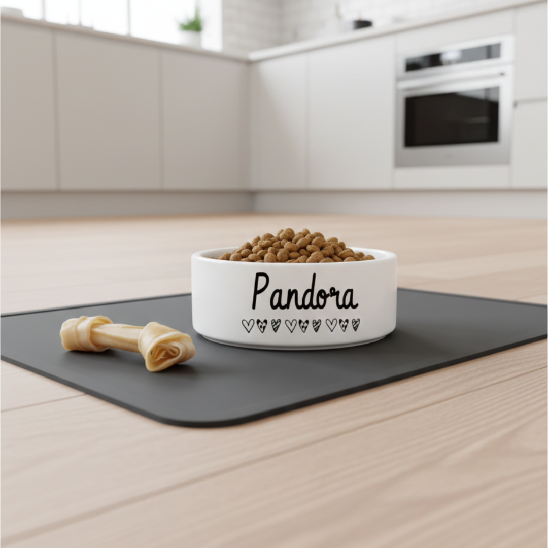 Comederos personalizados para perros y gatos