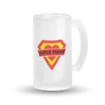 Jarra Cerveza - Super mamá negro