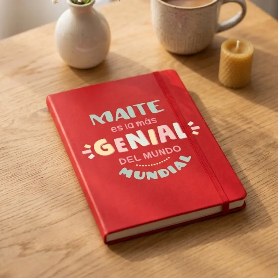 Libretas personalizadas con banda elástica