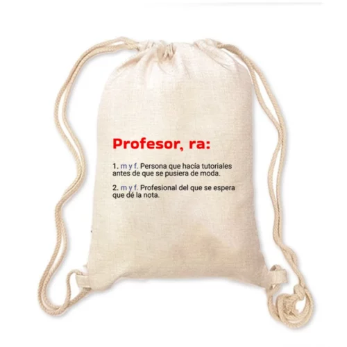 Mochila Lino - Definición profesor, ra