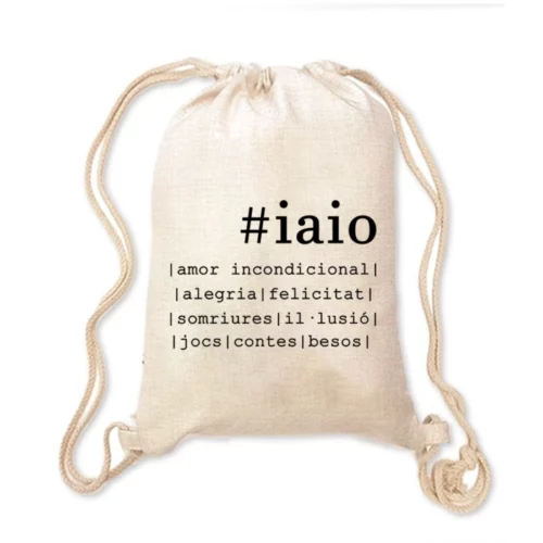 Mochila Abuelo - Hashtag iaio