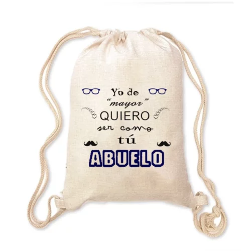 Mochila Abuelo - Yo de mayor quiero ser como tú