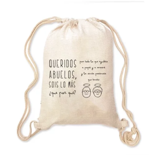 Mochila Abuelo - Queridos abuelos, sois lo más