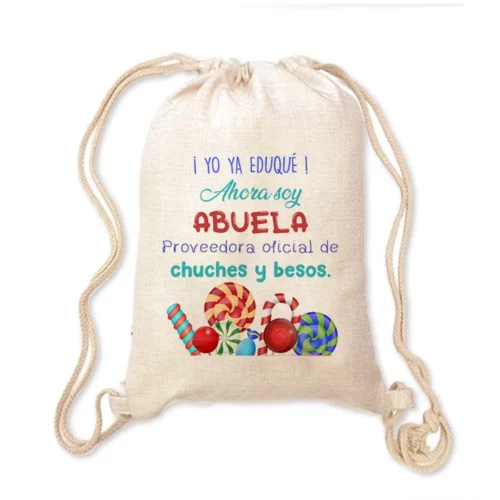 Mochila Abuela - Proveedora oficial de chuches y besos