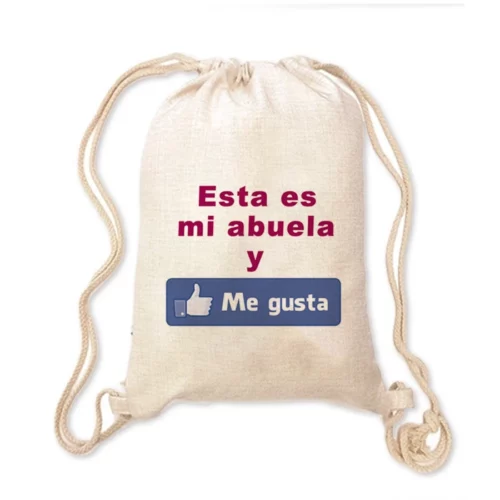 Mochila Abuela - Esta es mi abuela y me gusta