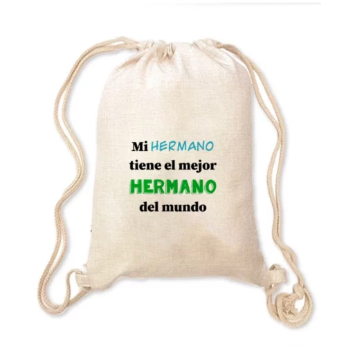 Mochila Hermano - Mi hermano tiene el mejor hermano del mundo