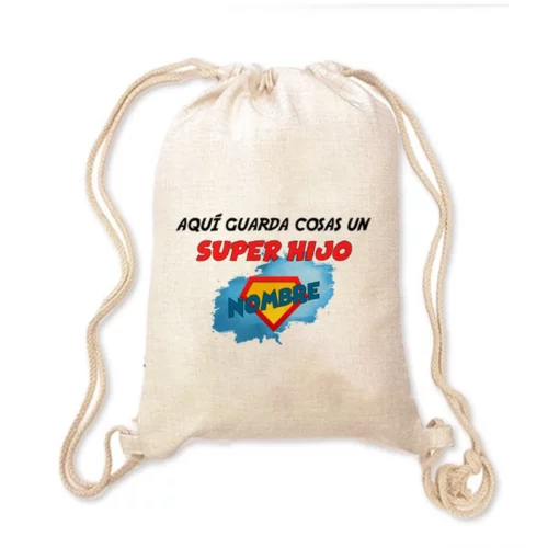 Mochila Hijo - Aquí guarda cosas un super hijo