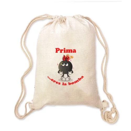 Mochila Prima - Prima eres la bomba