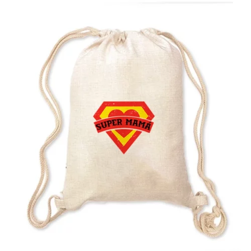 Mochila Madre - Super mamá negro