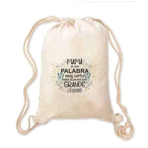 Mochila Madre - Mamá palabra corta