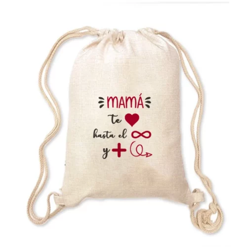 Mochila Madre - Mamá te quiero hasta el infinito