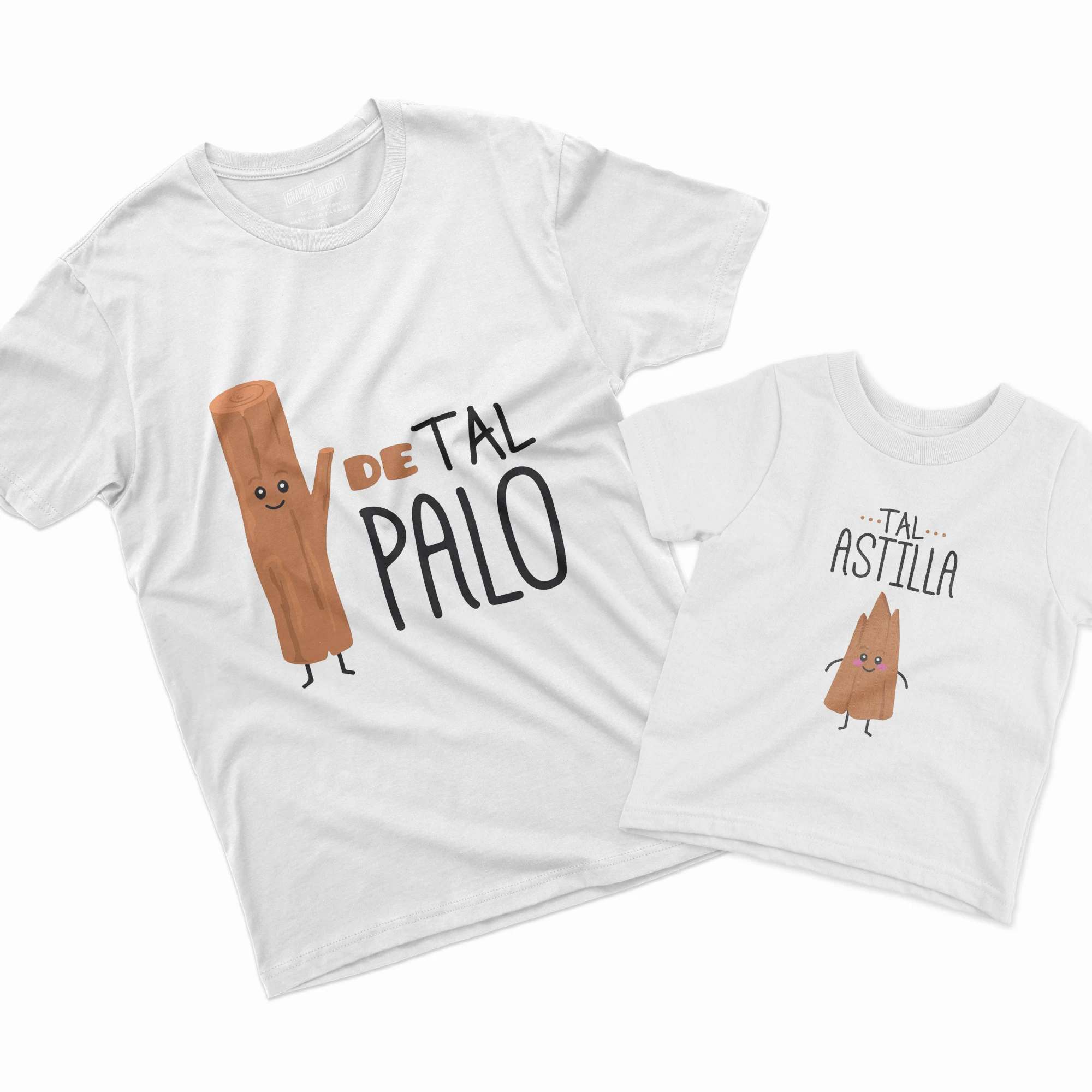 Camisetas Padre e Hijo de tal palo... tal astilla