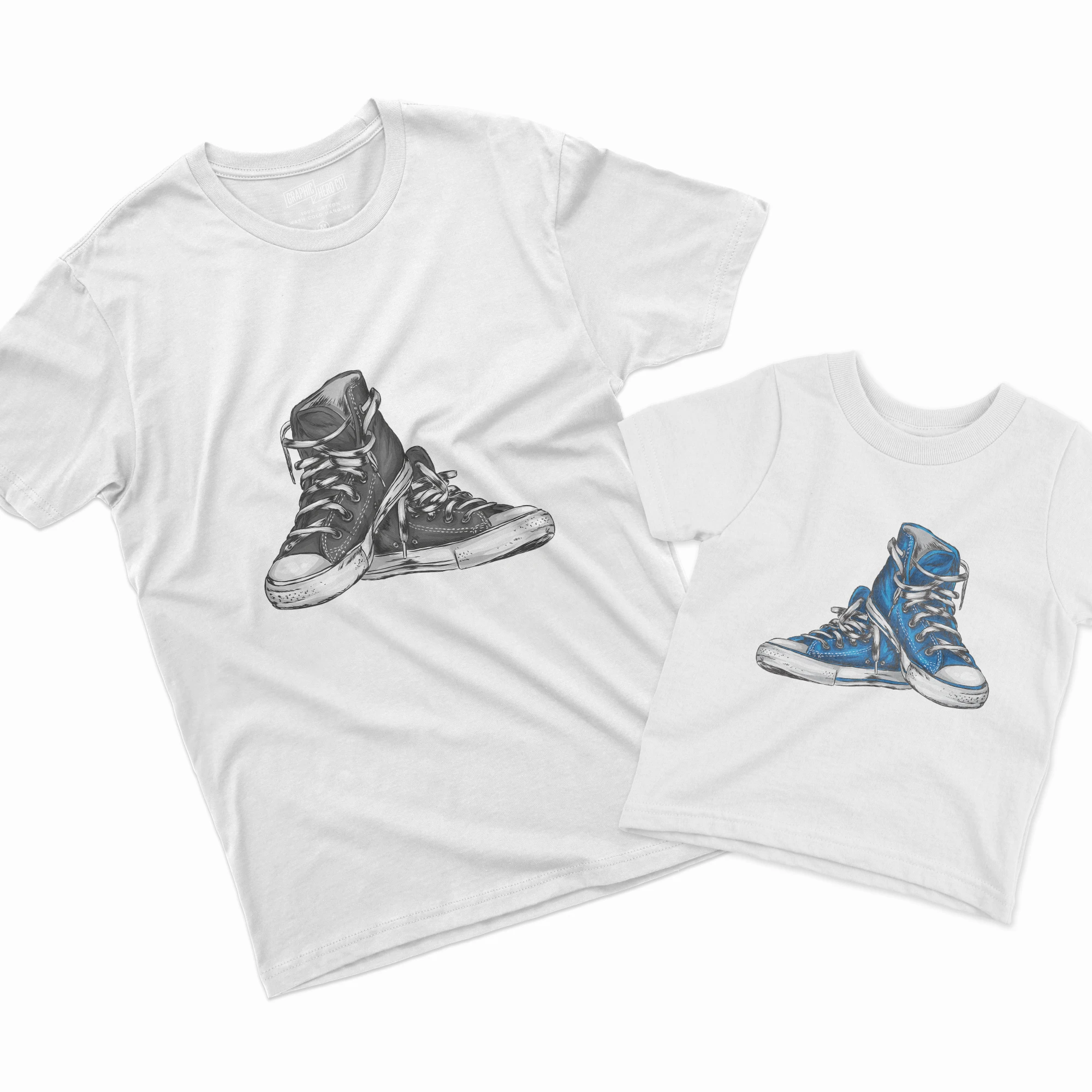 Camisetas Padre e Hijo zapatillas