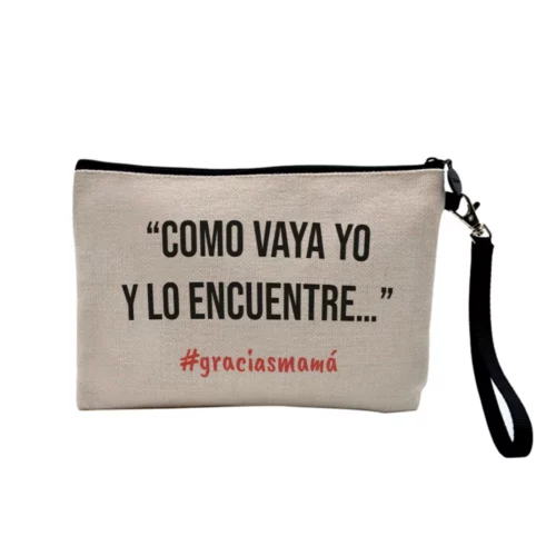 Neceser Lino frase de madre #graciasmama