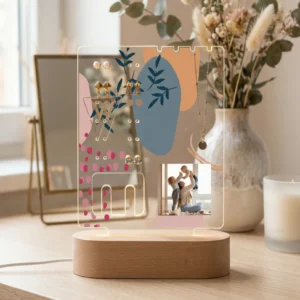 Organizador de joyas personalizado luminoso