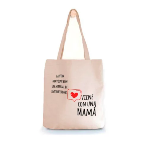 Tote Bag La Vida No Viene Con Manual