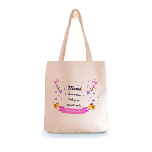 Tote Bag Mamá Te Mereces Todo