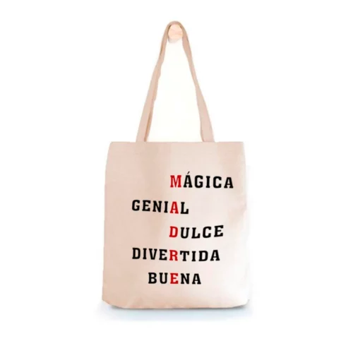 Tote Bag Mágica, Genial, Dulce, Divertida y Buena